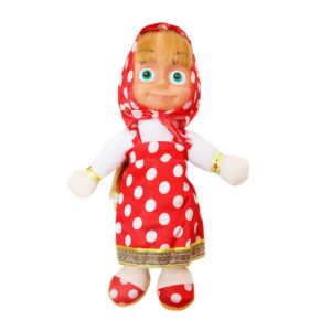 Jucarie de plus, Masha cu sunet, Recostore, 20x20 cm, REC1057