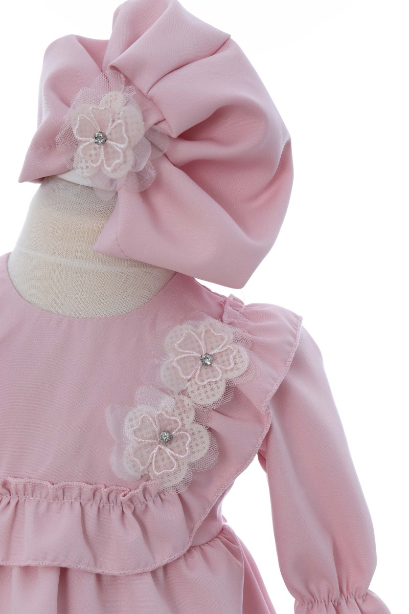 Rochita botez cu palton si turban, Recostore®, REC3049 - imagine 5