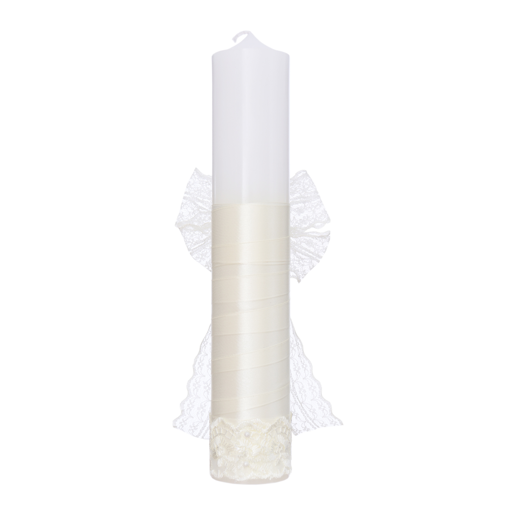 Lumanare botez, 30x5.5 cm, ivoire, Recostore®, REC5004/23 - imagine 2